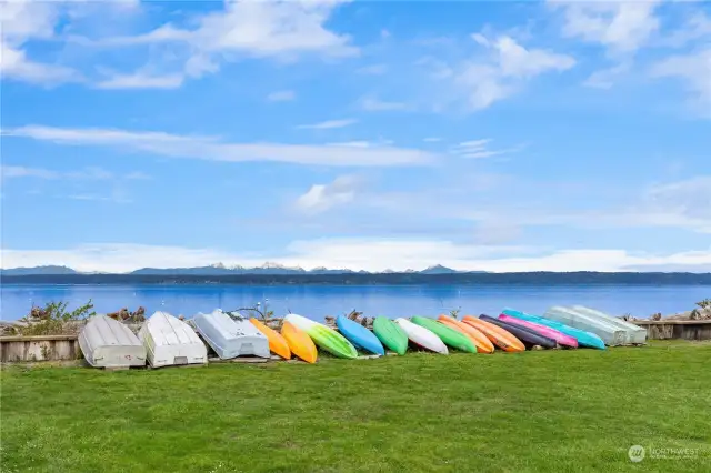 Just toss the Kayak in and go for a paddle to the next beach over.