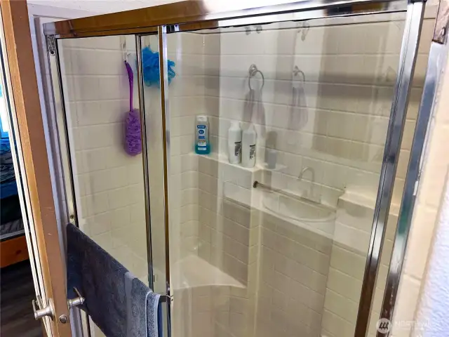 Plus a full size shower
