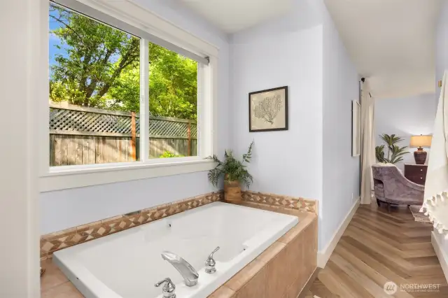Soak in the tub with a good book.