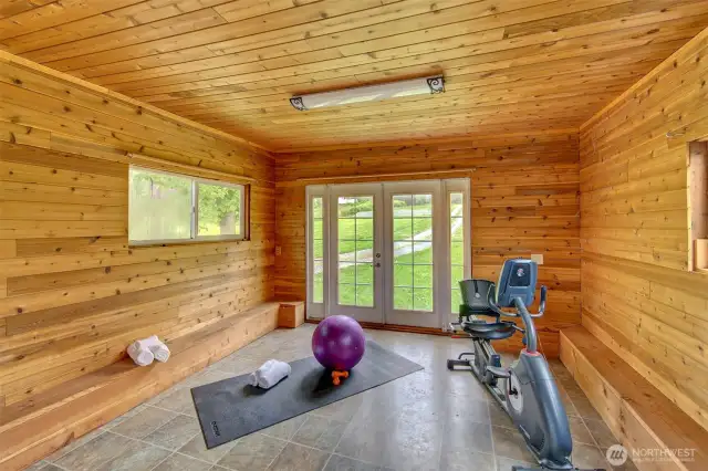 Interior of studio space