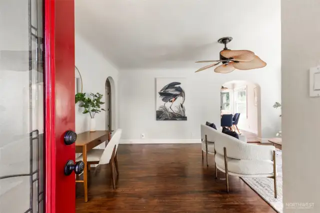 Gorgeous hardwood floors!