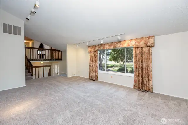 Main living room and main entry stairs
