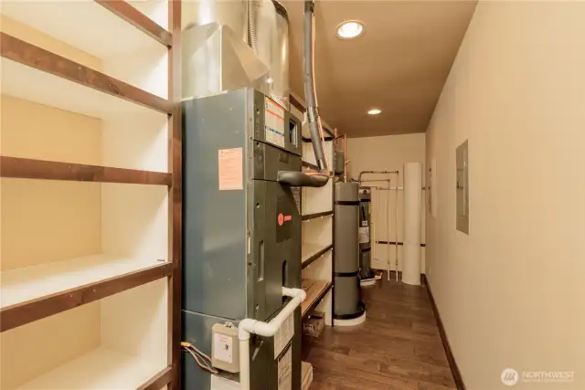 ADU pantry and mechanical room