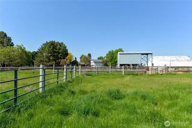 Looking N from mid-fence of pasture