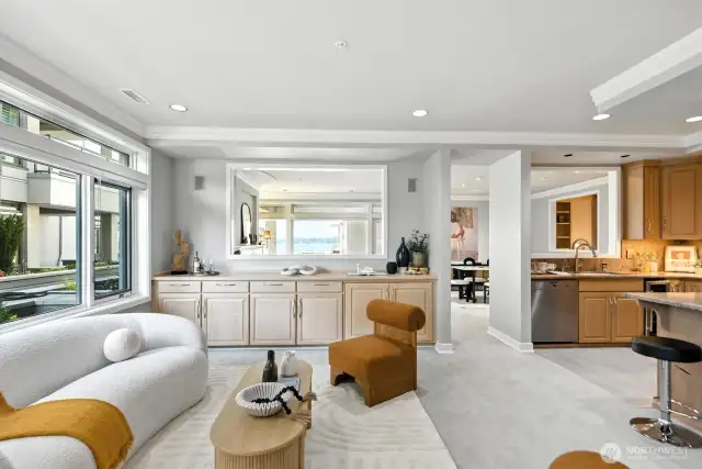 Great family room adds to that open concept living. This space is perfect for entertaining and relaxing with loved ones. The open layout creates a seamless flow between the kitchen and living areas, enhancing the overall functionality and comfort of the home.