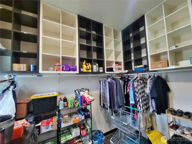 Storage in Laundry Room