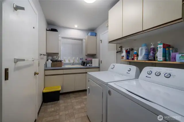Unit A laundry room