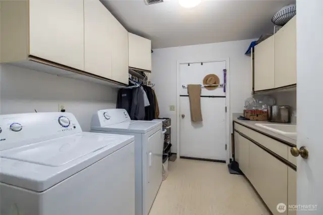 Unit B laundry room