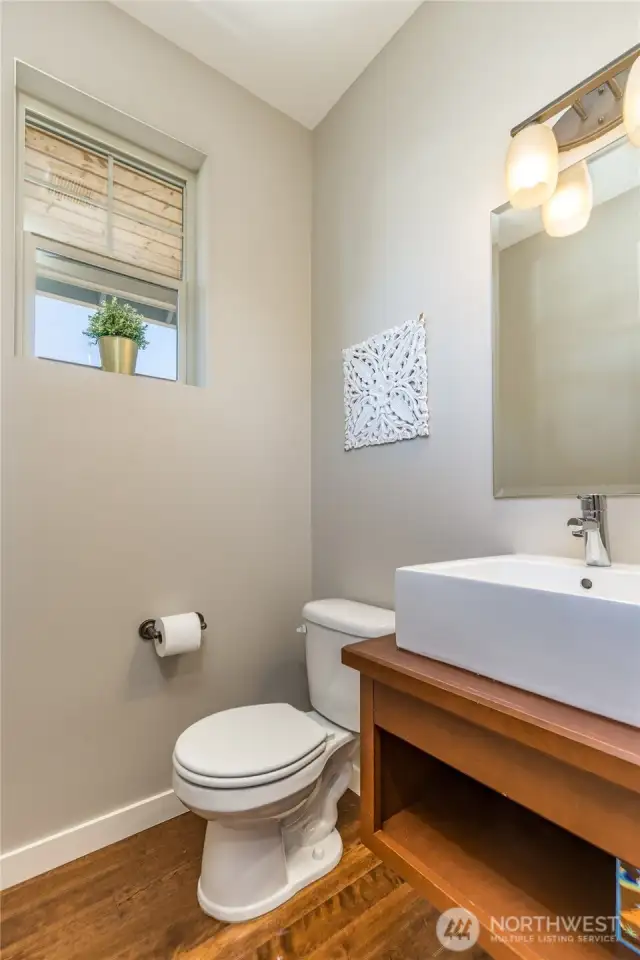 Main floor half bath