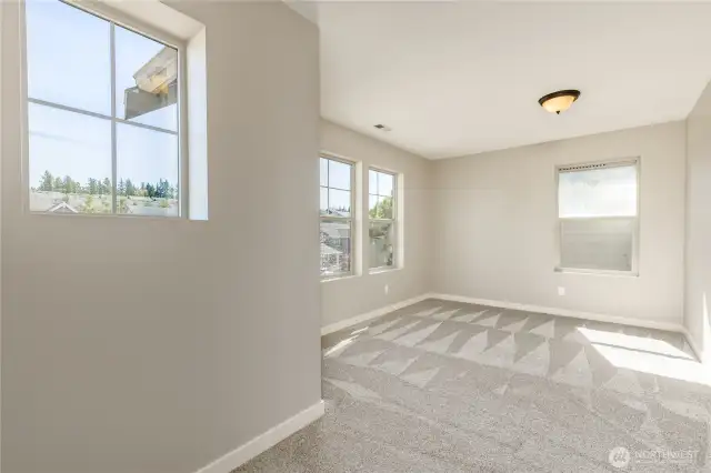 Large bonus room or 4th bedroom upstairs