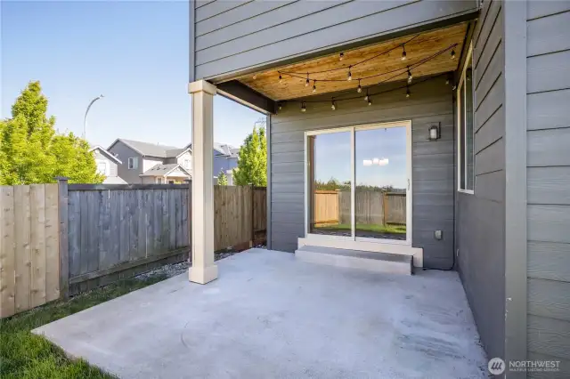 Patio off the dining room