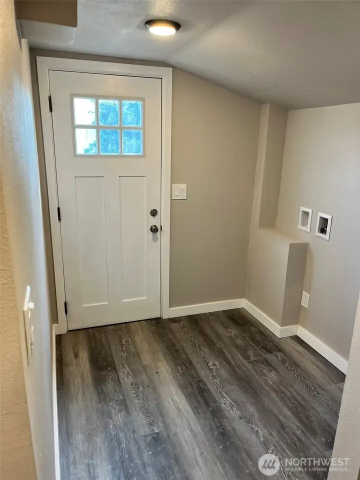 Washer/Dryer space