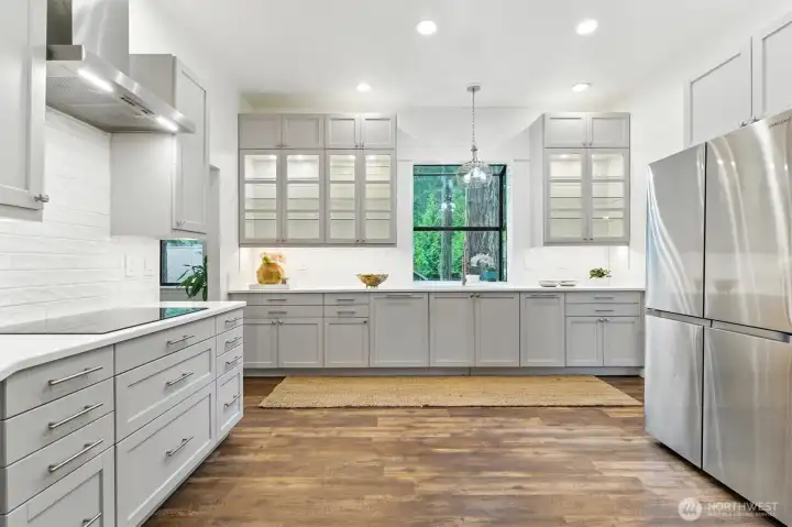 New remodeled kitchen with storage for days!