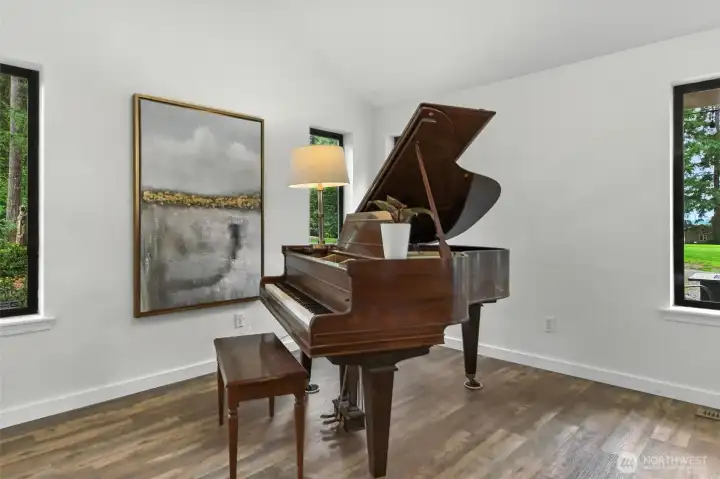 Make this another eating area or hang out space, office, you choose
