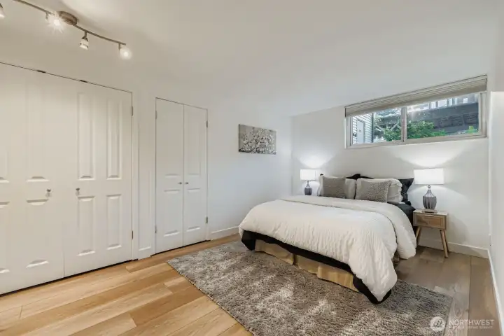 Bedroom #2 with walk-in closet