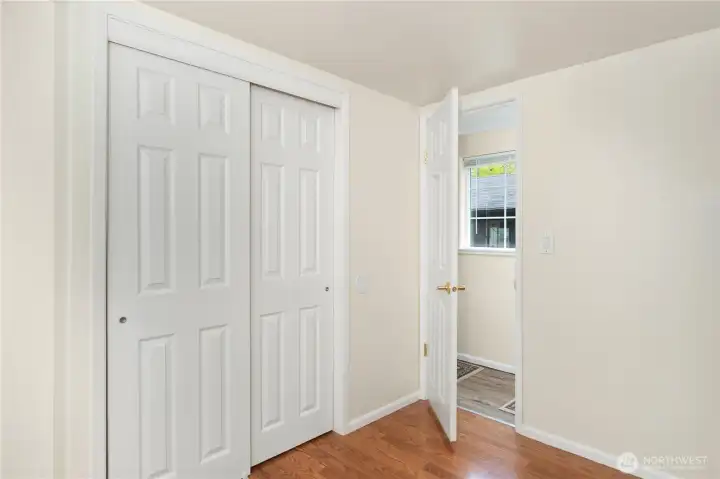 Closet in the second becroom.