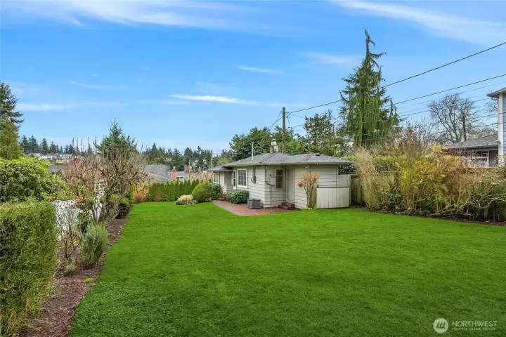 The existing cottage sits at the back of the property and truly has little/no value.