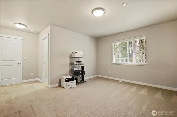 2nd bedroom up with walk in closet