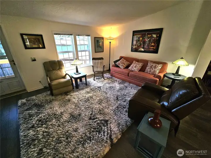 Spacious and comfortable living room.