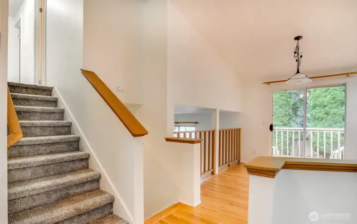 view from living room