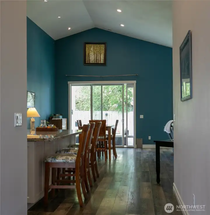 Spacious entry opens to Inviting floor plan with flexible uses.