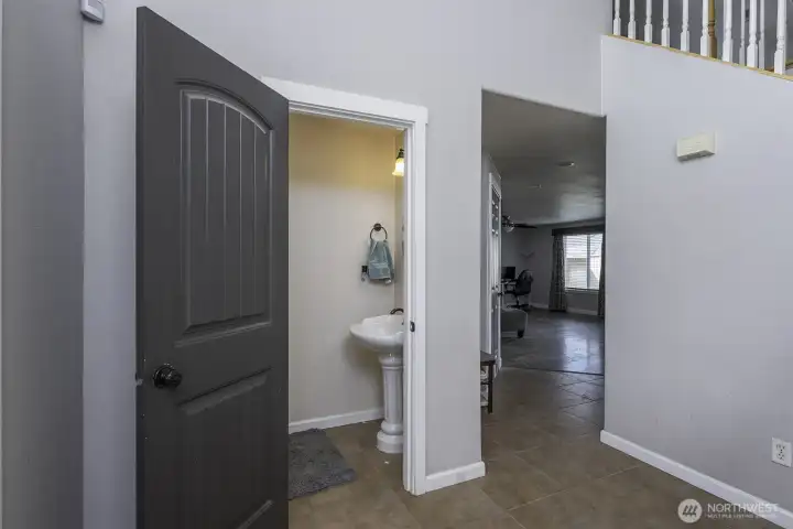 Bathroom off entry