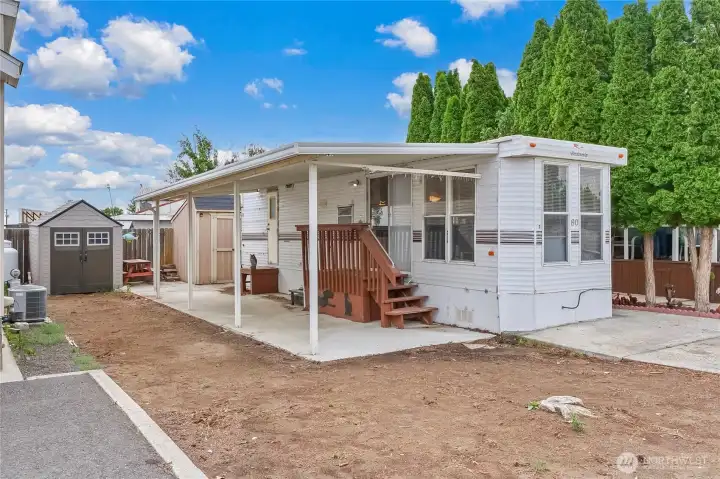 Affordable recreational retreat overlooking the 14th hole of Legacy Resort Golf Course.