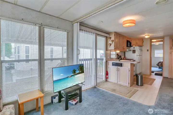 Bright living space designed for easy enjoyment and relaxation.