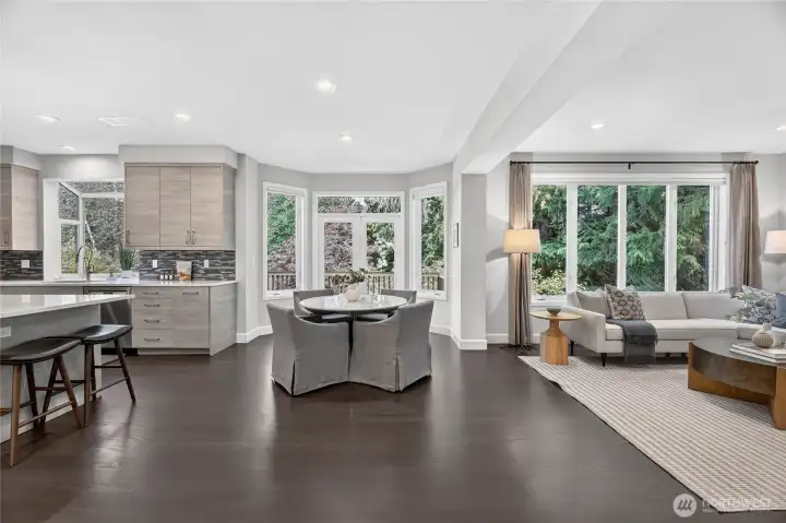 Newly Refinished Wood Floors