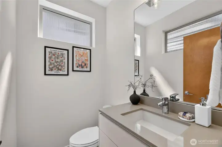 1/2 Bath on the Main.