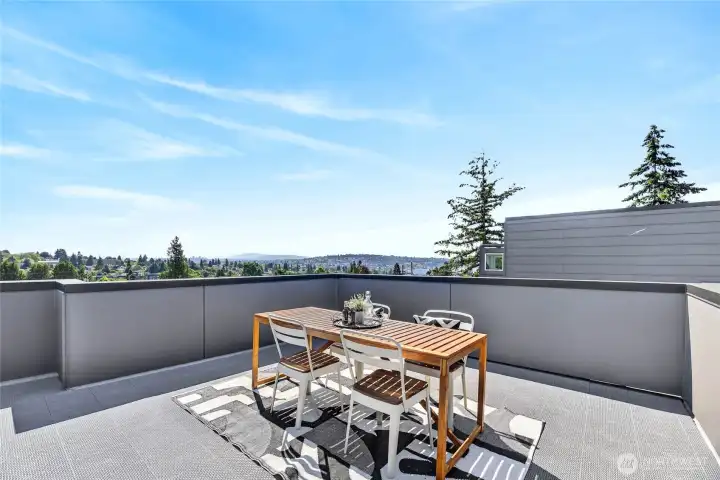 Roof Top deck!