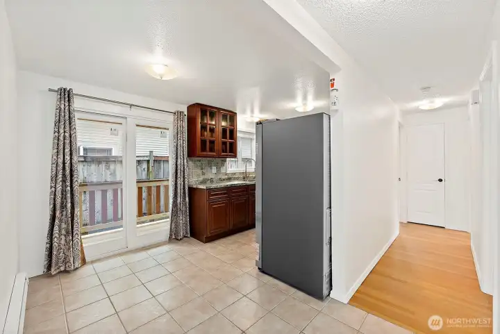 Kitchen View from entryway