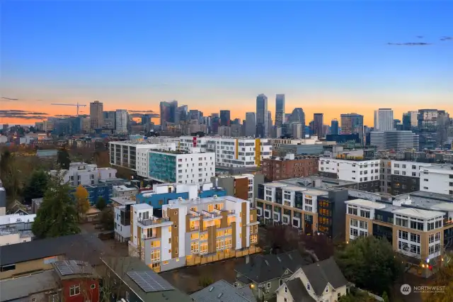 End your tour with breathtaking aerial views of the bustling Capitol Hill neighborhood. With a 98 Walk Score, you’re steps away from vibrant city life, iconic spots, and seamless convenience.