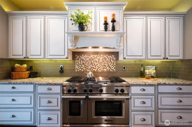 A chefs dream kitchen. All KitchenAid appliances