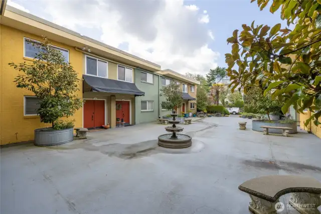 Courtyard views