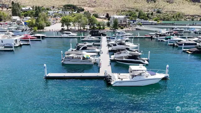 Sunset Marina Lake Chelan 33.58' Boat Slip - EDE2