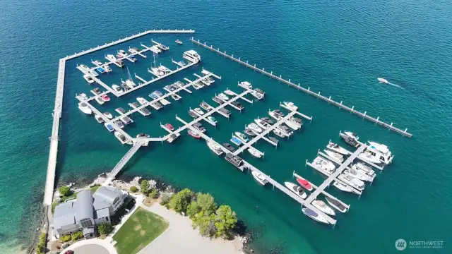 Sunset Marina Lake Chelan 33.58' Boat Slip - EDE2