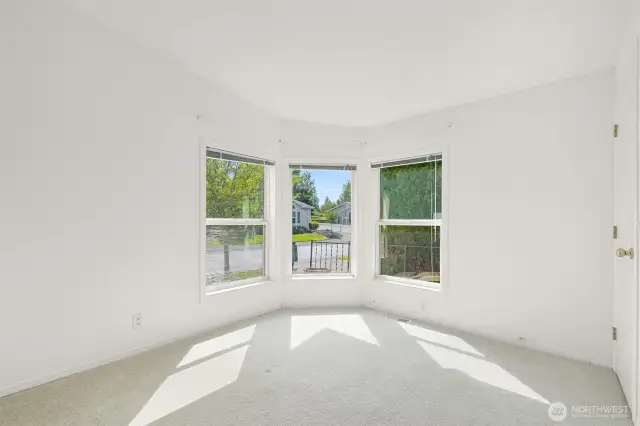 3rd bedroom separate from other living areas