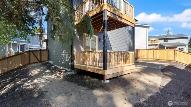 Lower Level Covered Deck