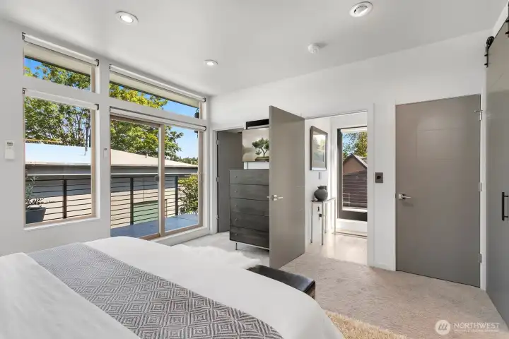 Decks wrap primary suite