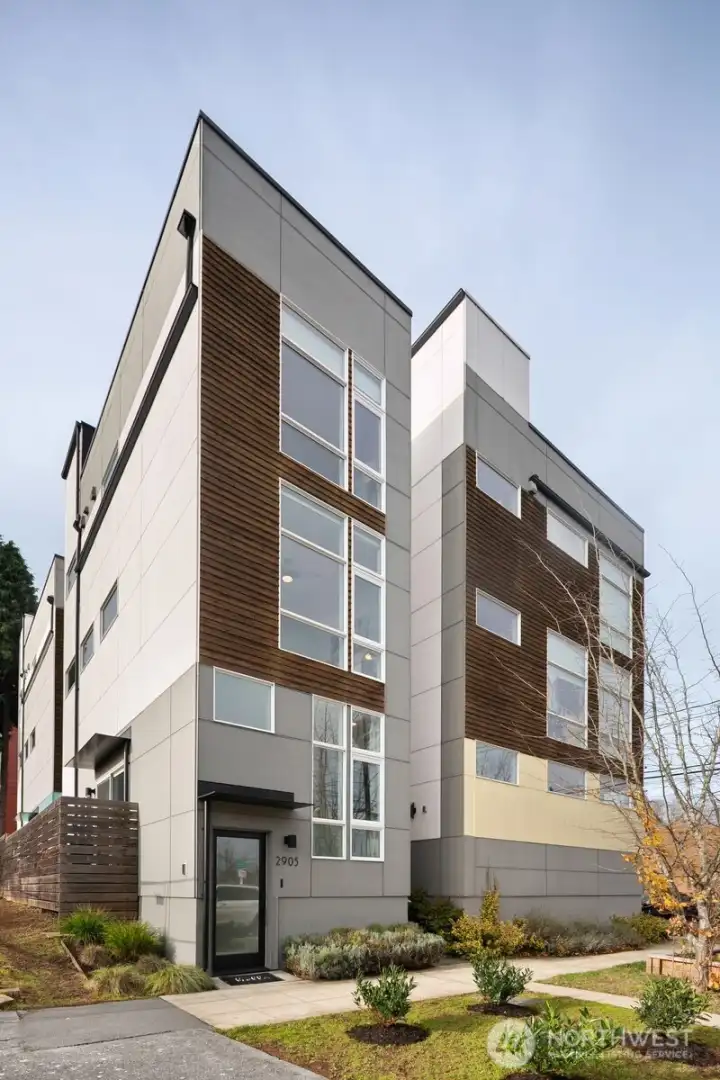 Striking, contemporary stand-alone built in 2020 is just blocks from the bustling Beacon Hill Light Rail Station, public library, enticing shops and trendy restaurants.