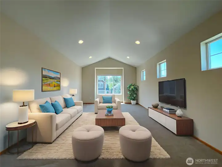 Upstairs media/ playroom