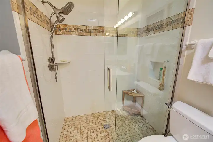 Newly remodeled primary bath