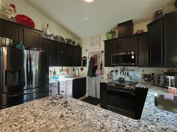 Kitchen with eating space.