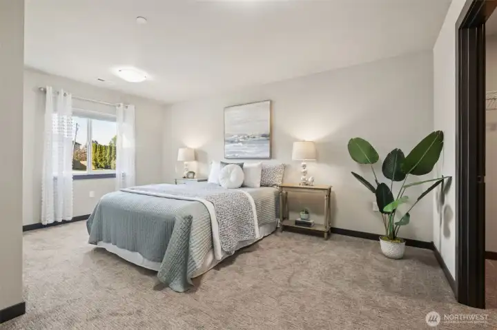 This is the largest of the ancillary bedrooms and has a huge walk in closet. (4)