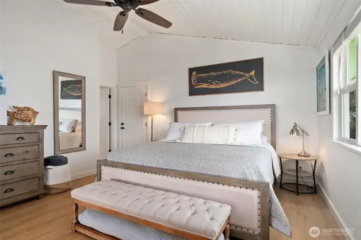 Generously sized primary bedroom.