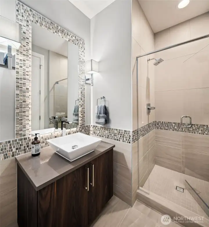 3/4 Bathroom on the main floor