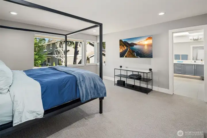 Second-floor Sumptuous Primary Suite.