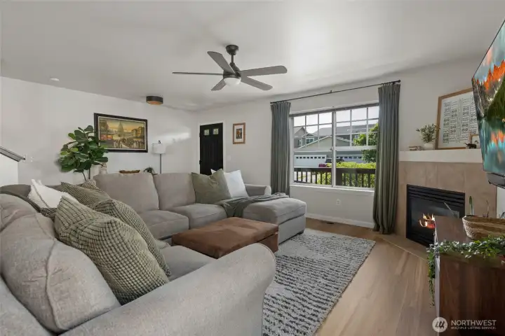 Enjoy down time in this very comfortable living room.