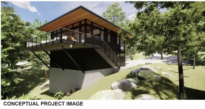 Conceptualized Rendering of permitted plan. Conceptualized Rendering of permitted plan.